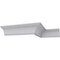 Ekena Millwork 2 3/8"H x 2 3/8"P x 3 3/8"F x 94 1/2"L Classic Smooth Crown Moulding MLD02X02X04CL - alternate 6